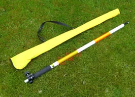 GS-Survey Teleskop-Stab, bis 2,20 m ausziehbar, Aluminium