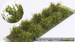 WB-SDG yellow Flowers je 10 Stck. 20-30mm Hoch