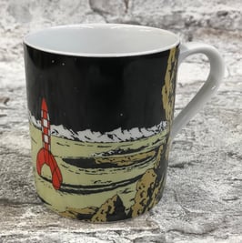 Tim & Struppi 47987 "Schritte auf dem Mond, Rakete" Tasse