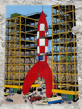 Tim & Struppi 15180 "Startrampe"