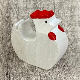 Trauffer 1301 Huhn weiss stehend