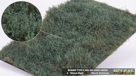 WB-SES sage Green Stck. 15x21cm jeweils 4-30mm Hoch