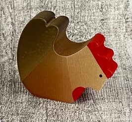 Trauffer 1302 Huhn fressend