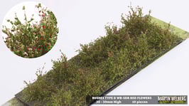 WB-SDR red Flowers je 10 Stck. 20-30mm Hoch