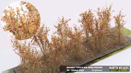 WB-SBBR Brown je 10 Stck. 30-50mm Hoch