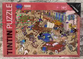 Tim & Struppi 81554 "Unfall auf dem Platz" Puzzle