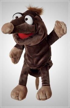 Living Puppets Handpuppe W652 Knorke Maulwurf