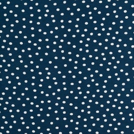 Weisse Punkte auf dunkelblau
