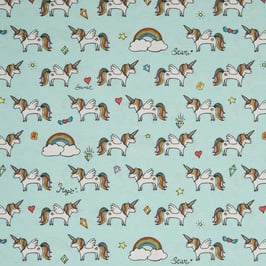 Einhorn und Regenbogen