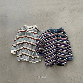 変則ボーダーTシャツ