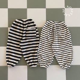 ワッフルボーダーパンツ