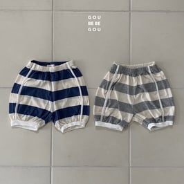 ボーダーバルーンパンツ