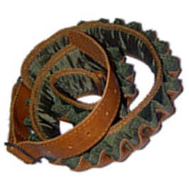 CARTUCCERA CHEDDITE CAL. 20 IN CORDURA E PELLE VACCHETTA