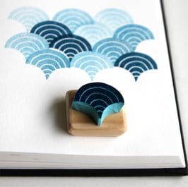 Tampon vague japonaise