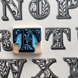 Tampon lettre T pour Tortue