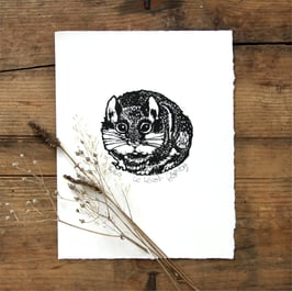 Gravure sur bois le lérot