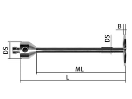 Scheibentaster DK 20 mm