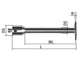 Scheibentaster DK 25 mm
