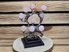 Rosenquarz Kugel ca 18mm #0086