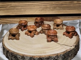 Holzhalter für Kristallkugeln #0217