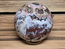 Mexican Lace Achat Kugel 2070g #0233