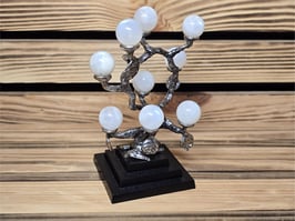 Weißer Mondstein Kugel min 7g #867