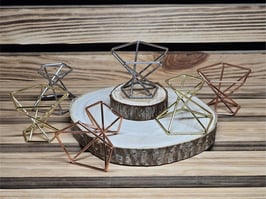 Geometrischer Metallhalter für Kristallkugeln #0280