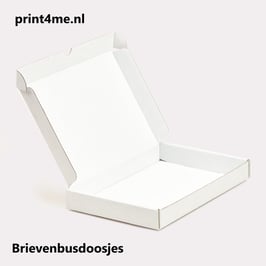 Brievenbusdoosje A4 - wit - 1.5 mm E-golf