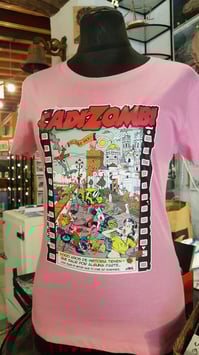 Camiseta "CadiZombi"  SKaYLINE Mujer color ROSA