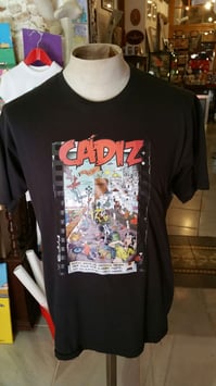 Camiseta "CadiZombi"  SKaYLINE Hombre color NEGRO