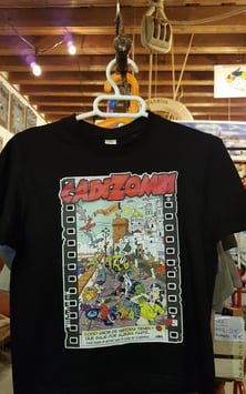 Camiseta "CadiZombi"  SKaYLINE Hombre color NEGRO