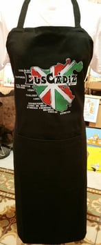 Delantal "Euscádiz" color NEGRO
