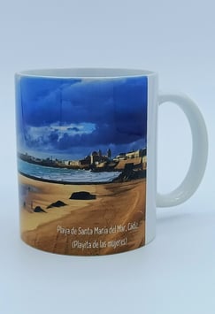 Taza "Santa María del Mar, playita de las mujeres"