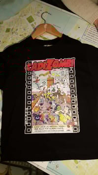 Camiseta "CadiZombi" SKaYLINE Niño color NEGRO