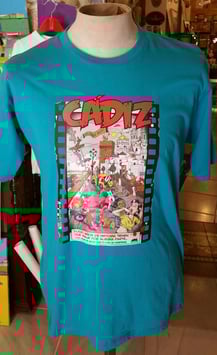 Camiseta "CadiZombi" SKaYLINE Hombre color TURQUESA