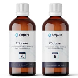 CDL Natriumchlorit 25% + Salzsäure 4% | 2x150ml | despuro®