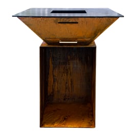 BigQube M - Corten - Wood