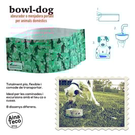 BOWL-DOG mod.Camouflage. ABEURADOR // BEBEDERO.