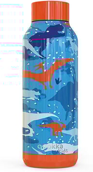 Botella Tèrmica Quokka Kids “DINOS” // 510 ml. Acer Inox.