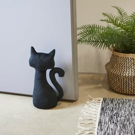 Aguanta Portes. “Meow!”. Color Negre