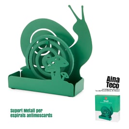 SNAIL. Suport espirals anti-moscards. Model Caragol.