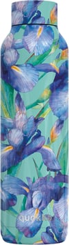 Botella Tèrmica Quokka “BLUE IRISES” // 630 ml. Acer Inox.