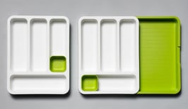 Safata organitzadora de coberts. Bandeja extensible cubiertos. DrawerStore JosephJoseph.