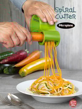 Microplane Spiral Cutter . Ratllador en Espiral // Rallador en Espiral.