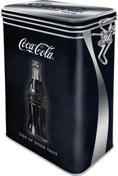 Capsa Metall Tancament hermètic. TEA TIME.  11 x 8 x 18 cm.  Nostalgic-Art