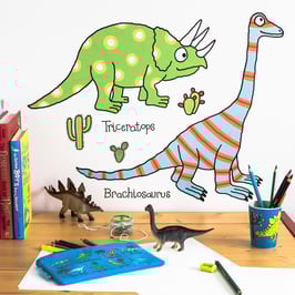 Adhesius Paret. Wall Stickers. Dinosaur by TyrrellKatz.