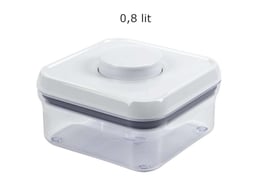 POP Container OXO. Quadrat Ample. Cuadrado Ancho. 0,8 litrs.