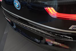 Schwarzer Edelstahl Ladekantenschutz für BMW i3  ab 11/2017