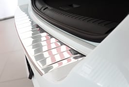 Edelstahl Ladekantenschutz für  SEAT LEON ST Sports Tourer (Kombi) ab Bj. 03/2020