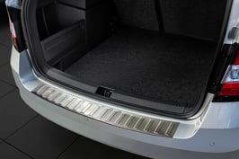 Edelstahl Ladekantenschutz für SKODA FABIA Kombi ab 02/2015